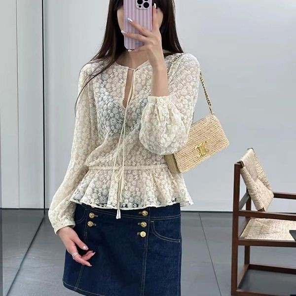 注目度抜群！セリーヌ 刺繍入りチュールトップ 偽物 Ceg13196